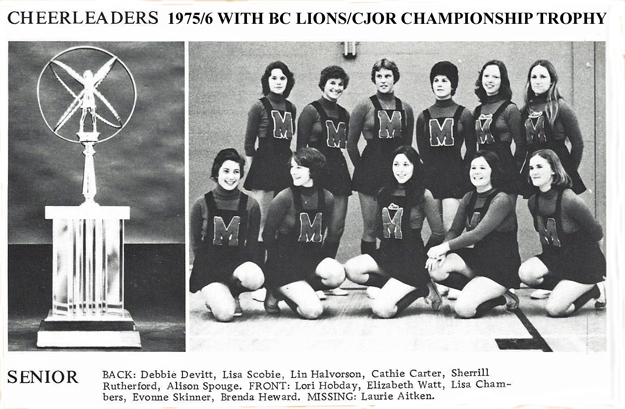 Cheerleaders 1975/6